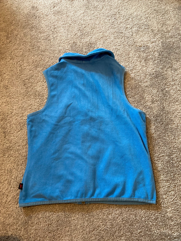 Danskin fleece vest light blue S 4/6 2