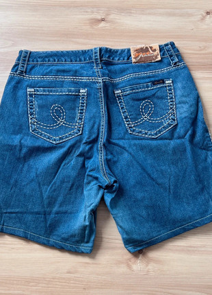 Short en jean vintage femme L/XL – bleu foncé brodé, marque: Vintage Dressing, état: Très bon état, taille: L / 40 / 12, 5,00 €, 5,95 € Protection acheteurs (Pro) incluse