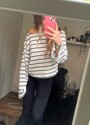 h&m beach sweater strepen, marque: H&M, état: Neuf sans étiquette, taille: XS / 34 / 6, 15,00 €, 16,45 € Protection acheteurs incluse