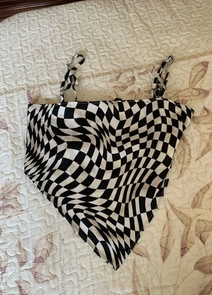 Top Cuadros Corto, merk: H&M, staat: Heel goed, maat: XXS / 32 / 4, € 1,50, € 2,28 inclusief Kopersbescherming