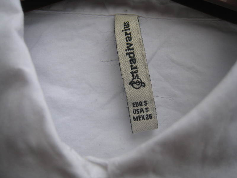 chemise blanche stradivarius écritures 4