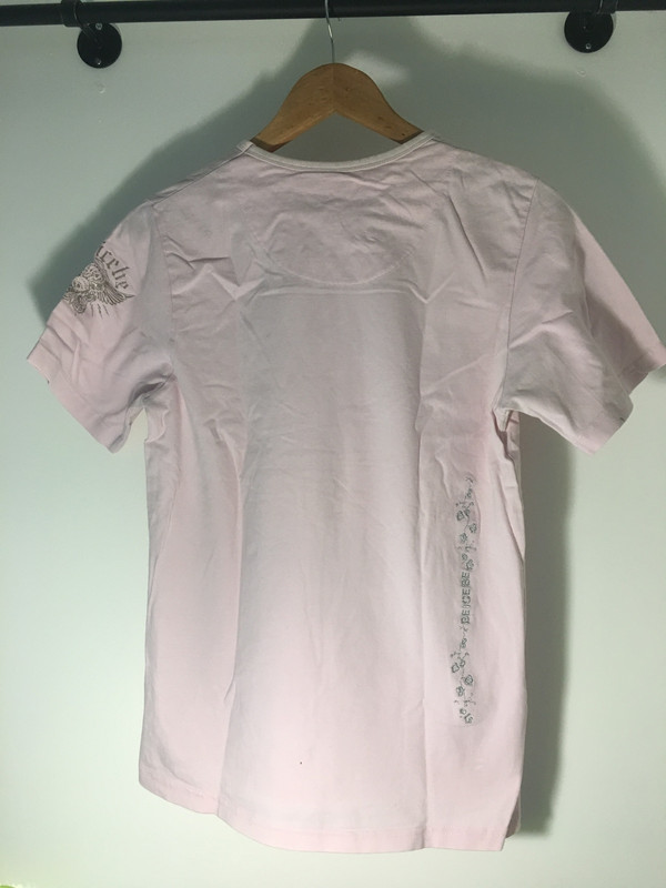 T shirt rose taille S  3