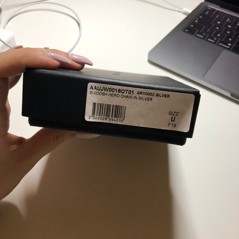 Swoosh hero 2025 chain silver