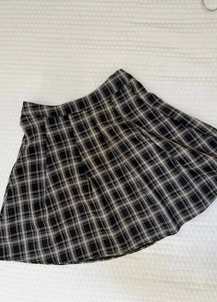 Gonna pieghe tartan nera grigia Y2k, marke: Vintage Dressing, zustand: Neu, größe: S / 36 / 8, 3,00 €, 3,85 € inklusive Vinted-Käuferschutz