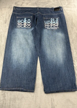 Jeans denim ecko unltd W50 baggy bleu marine brodé hip hop vintage y2k, brand: ECKO UNLTD., condition: New without tags, size: W50, €55.00, €58.45 includes Buyer Protection