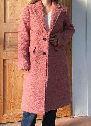 Jolie manteau long en moumoute couleur vieux rose - motivi - taille 38, marque: motivi, état: Très bon état, taille: M / 38 / 10, 40,00 €, 42,70 € Protection acheteurs incluse