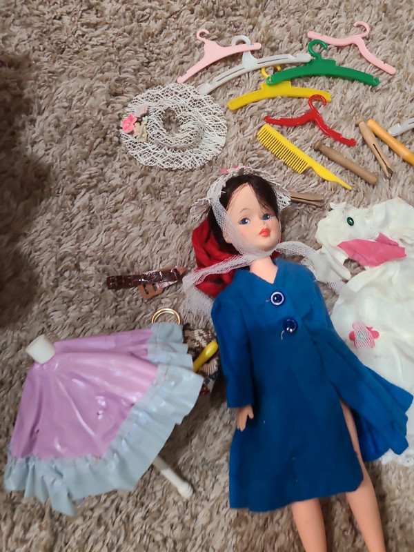 Mary poppins 50s/60s doll with original accessories 4