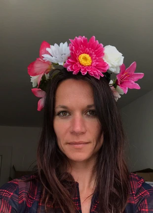 Couronne de fleurs « été », marca: Handmade, estado: Novo com etiquetas, €30.00, €32.20 inclui Proteção do Comprador