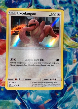 Excelangue holographique Pokémon, merk: Soleil, staat: Heel goed, € 3,99, € 4,89 inclusief Kopersbescherming
