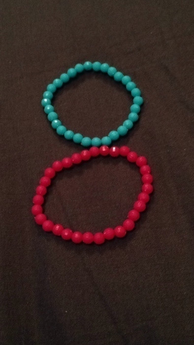 Lot de 5 bracelets en petites perles 2
