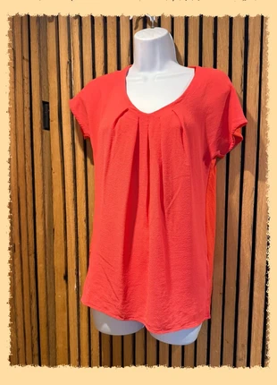 Wow Rode blouse met plooien voorzijde – Miss Etam, maat S Uitverkoop, marque: Etam, état: Très bon état, taille: S / 36 / 8, 3,00 €, 3,85 € Protection acheteurs incluse