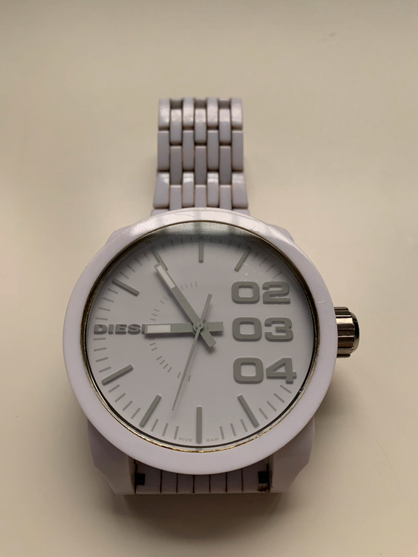 Reloj diesel blanco