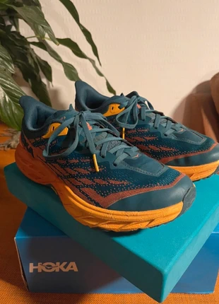 HOKA Speedgoat 5 trail shoes wide, brand: Hoka One One, condition: Very good, size: 7.5, £60.00, £63.70 includes Buyer Protection