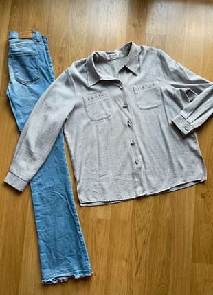 Chemise grise/ gray shirt / Camisa manga larga gris T. XL/XXL, brand: Emark, condizioni: Ottime, taglia: XL / IT 46 / EU 42, €5.00, €5.95 include la Protezione acquisti