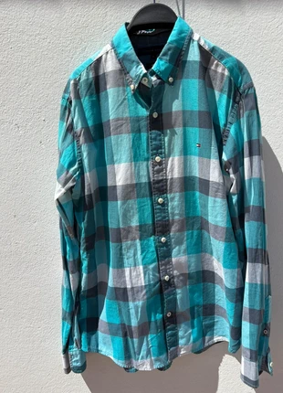 Tommy Hilfiger Checked Shirt – Casual Classic, marque: Tommy Hilfiger, état: Très bon état, taille: M, 6,89 €, 7,93 € Protection acheteurs incluse