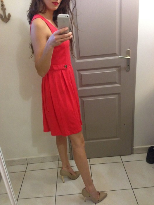 robe corail vero moda S 2