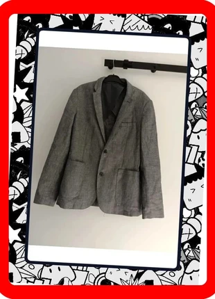 Veste de Costume Homme Slim Fit Grise - Taille 54 - Excellent État - 15€, marque: Kiabi, état: Très bon état, taille: 54, 16,00 €, 17,50 € Protection acheteurs (Pro) incluse