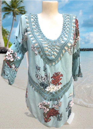 Robe de plage ou tunique - vestido de playa - boho strandjurk, brand: CM Mode, condition: New with tags, size: One size, €8.00, €9.10 includes Buyer Protection