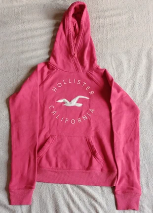Felpa Hollister con cappuccio/ sweat shirt à capuche, marke: Hollister, zustand: Sehr gut, größe: XS / 34 / 6, 15,00 €, 16,45 € inklusive Vinted-Käuferschutz