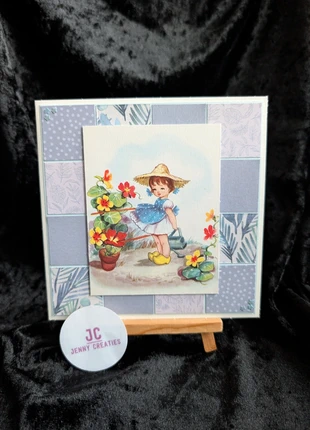 Handgemaakte kaart, merk: Handgemaakt, staat: Nieuw zonder prijskaartje, € 1,50, € 2,28 inclusief Kopersbescherming