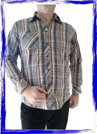 Chemise à carreaux Lee Cooper manches longues logo brodé taille S, brand: Lee Cooper, condition: Good, size: S, €6.00, €7.00 includes Buyer Protection