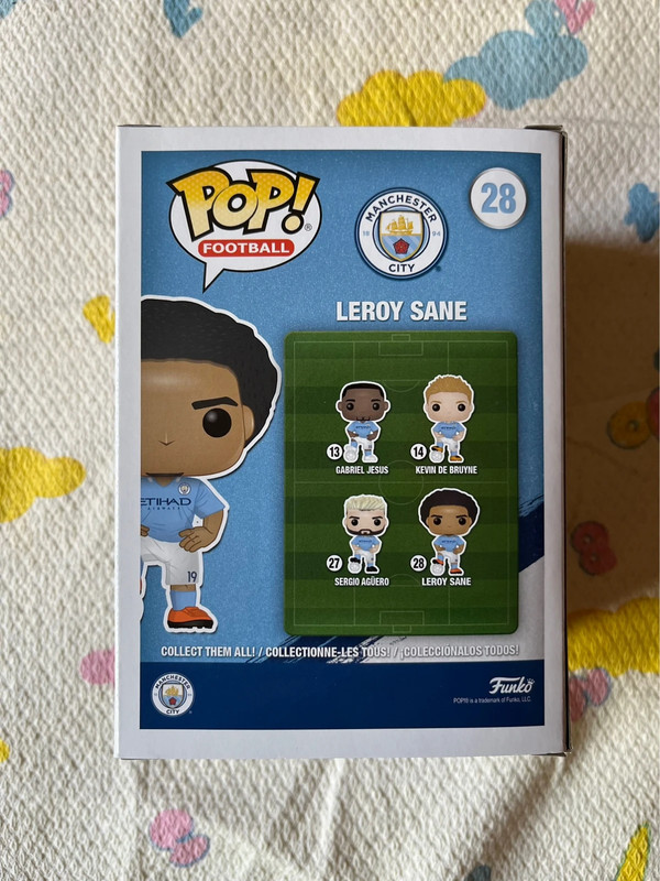 Funko POP Football: Manchester City - Leroy Sane 