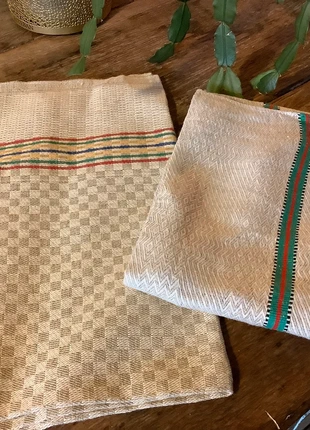 Lot de 2 torchons vintage, merk: Vintage Boutique, staat: Goed, € 10,00, € 11,20 inclusief Kopersbescherming Pro