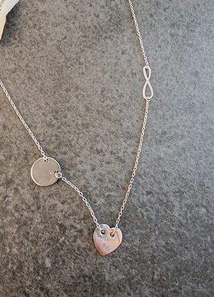 Collier argent femme infini cœur, brand: Silver, condition: New with tags, €10.00, €11.20 includes Buyer Protection