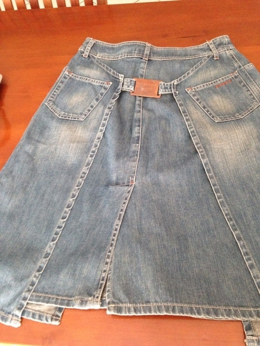 Jupe jeans School rag 2