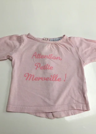 T-shirt manches longues 3 mois, brand: Kimbaloo, condition: Very good, size: 1-3 months / 56 cm, €1.00, €1.75 includes Buyer Protection