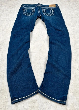 Jean True Religion Skinny Bleu Marine Couture Blanche, brand: True Religion, condition: Very good, size: M / 38 / 10, €64.90, €68.85 includes Buyer Protection Pro