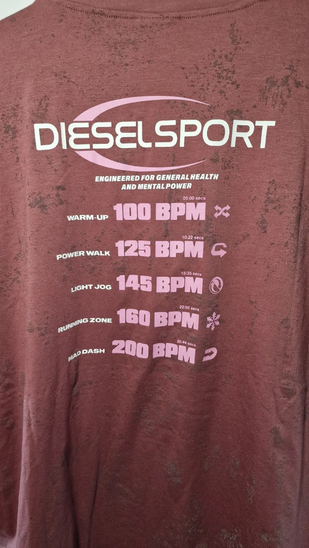 Diesel Sport T-shirt Gr.L Neu Damen 3