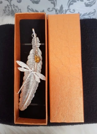 Marque-page libellule et ambre inspiré outlander, staat: Nieuw met prijskaartje, € 6,00, € 7,00 inclusief Kopersbescherming