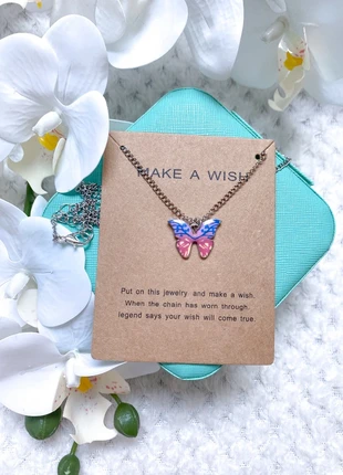 Collier Papillon Porte-Bonheur 🔮 | Make a wish, marque: Vintage Love, état: Neuf sans étiquette, 3,90 €, 4,80 € Protection acheteurs incluse