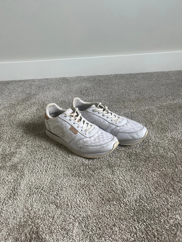 Woden witte sneakers sale
