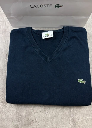 Pull col V sans manche lacoste unies marine logo brodé taille XL homme / KZ048, marca: Lacoste, estado: Muito bom, tamanho: XL, €34.90, €37.35 inclui Proteção do Comprador
