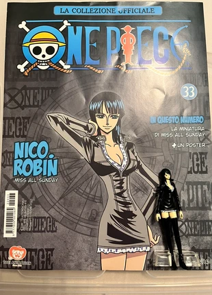 Robin numero 33 action figure one piece, brand: Hachette, condizioni: Nuovo senza cartellino, taglia: Taglia unica, €5.00, €5.95 include la Protezione acquisti