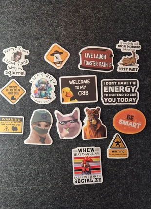 🥰😜 Funny sticker set 1201, marque: Stickers, état: Neuf sans étiquette, 1,00 €, 1,75 € Protection acheteurs incluse