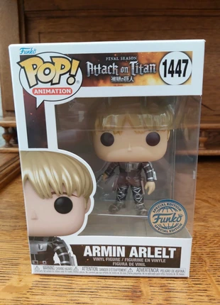 Funko Pop Attack on Titan Armin Arlelt 1447 Metallic Special Edition, marque: Funko, état: Neuf avec étiquette, taille: Taille unique, 13,00 €, 14,35 € Protection acheteurs incluse