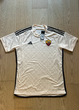 Camiseta original Roma, marca: adidas, estado: Novo com etiquetas, tamanho: L, €55.00, €58.45 inclui Proteção do Comprador