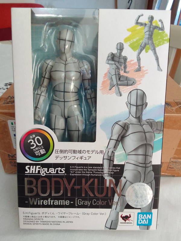 Body-Kun SHFiguarts Wireframe Gray color Ver. Bandai 1