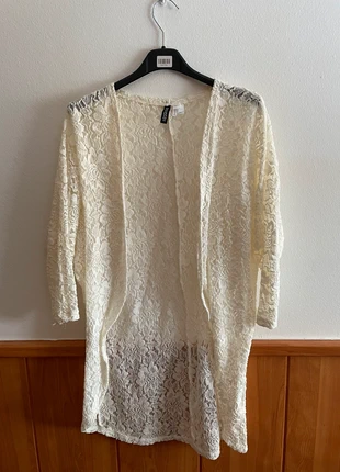 Cárdigan Encaje Coquette Blanco, marque: H&M, état: Neuf sans étiquette, taille: M / 38 / 10, 8,00 €, 9,10 € Protection acheteurs incluse