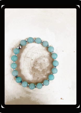 Bracelet en pierre naturelle – Amazonite et perles, brand: creadolce, condizioni: Ottime, €8.90, €10.05 include la Protezione acquisti