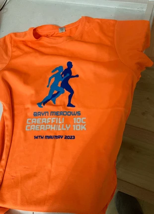 Ladies Run Bright Orange Training Top, brand: 10k, condition: Very good, size: M / 10, £1.00, £1.75 includes Buyer Protection