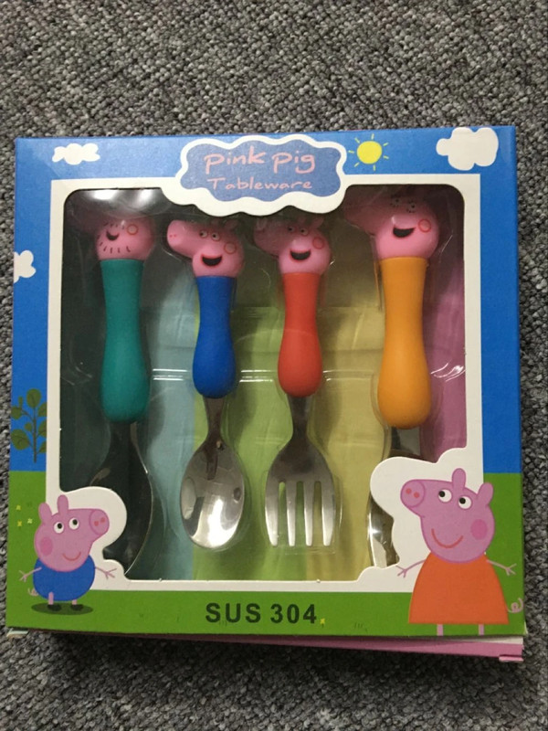 Peppa Pig couverts pour enfants couverts pour enfants jouet cuillère  fourchette