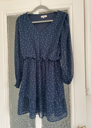 Robe bleu marine à plumetis Etam, brand: Etam, condition: Very good, size: XS / 34 / 6, €10.00, €11.20 includes Buyer Protection