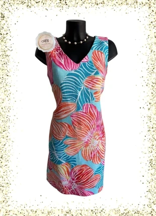 Robe coloré Ronni Nicole orange et bleu clair taille M, brand: Ronni Nicole, condition: Very good, size: M / 38 / 10, €18.00, €19.60 includes Buyer Protection