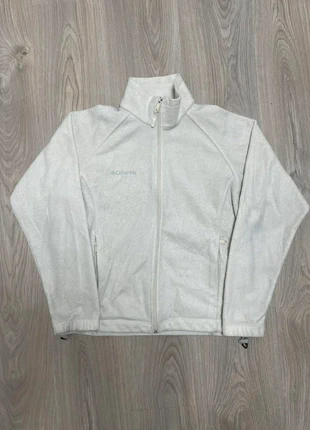 Veste Polaire Full Zip Columbia, Logo Brodé, Blanche, Taille M, brand: Columbia, condizioni: Ottime, taglia: M / IT 42 / EU 38, €21.00, €22.75 include la Protezione acquisti Pro