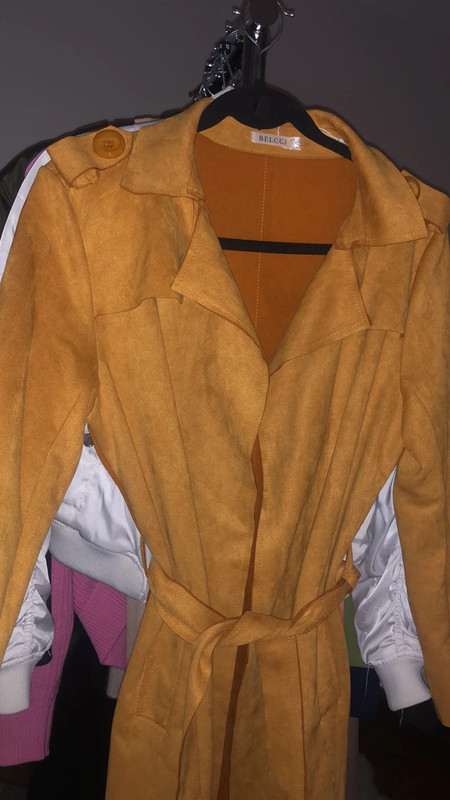 Trench moutarde hotsell