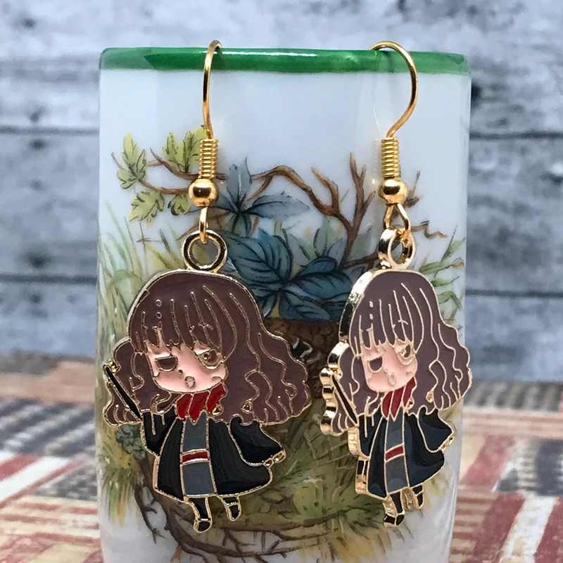 Harry Potter Enamel Hook Earrings